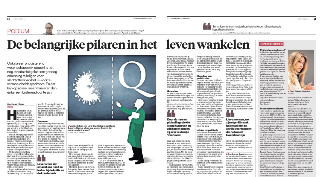 Opinie Brabant Dagblad 13 juli 2023
